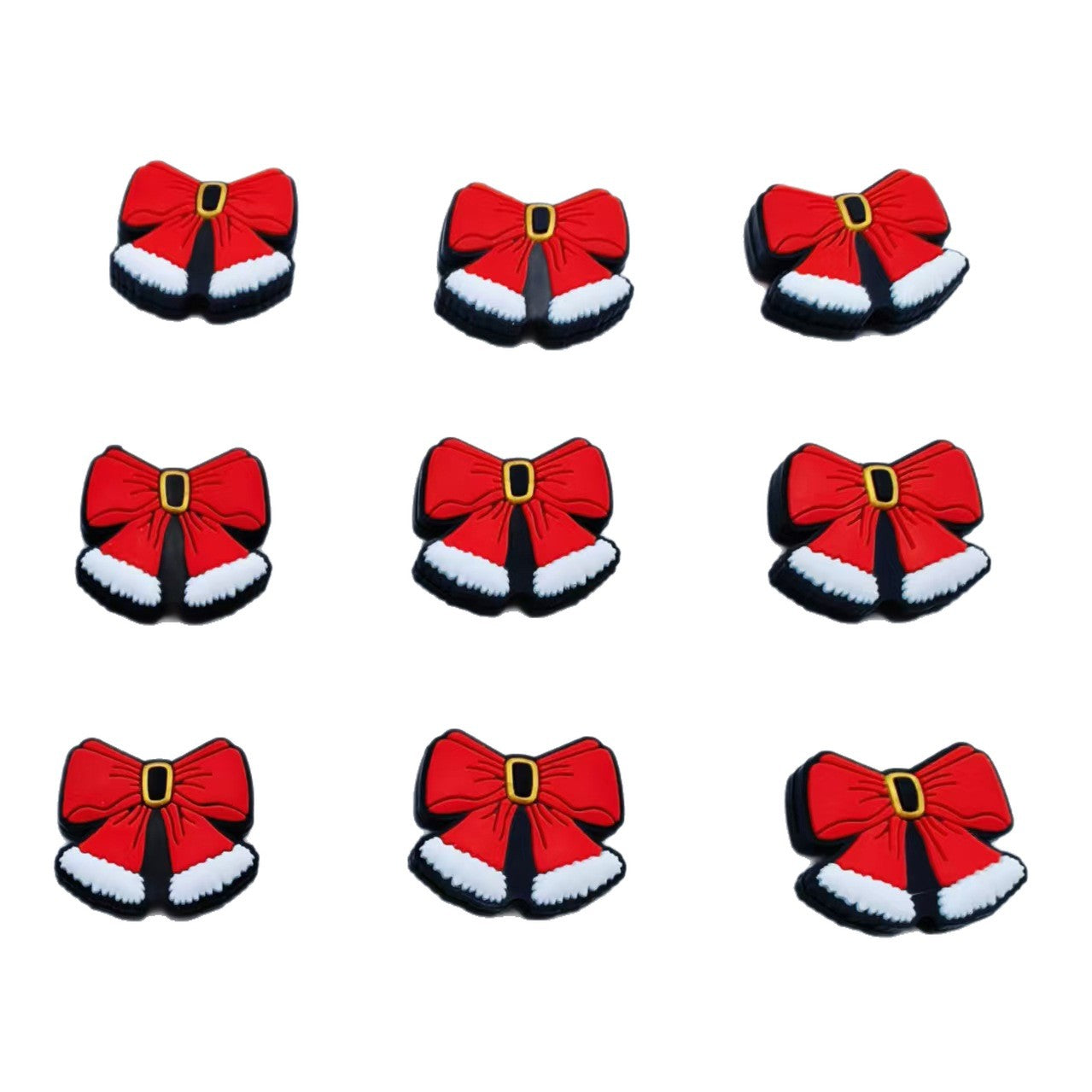 Wholesale 10pcs/pack 2D Christmas  Cartoon Focus Beads  DIY Silicone Beads